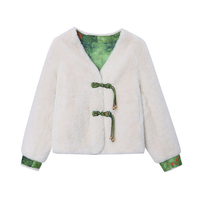 Damen Strickjacke Kuschelig Elegant Beige