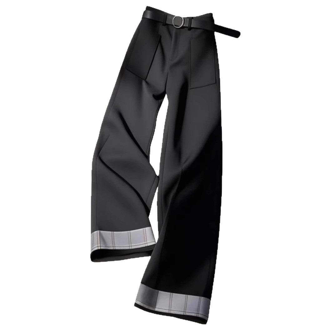 Damen Modische Palazzohose Röhrenbund Elegantes Design