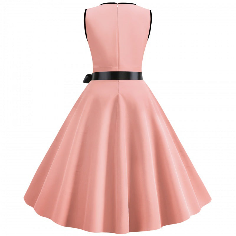 Damen Wickelkleid Voluminöser Rock Elegante Taillierung Eveloria