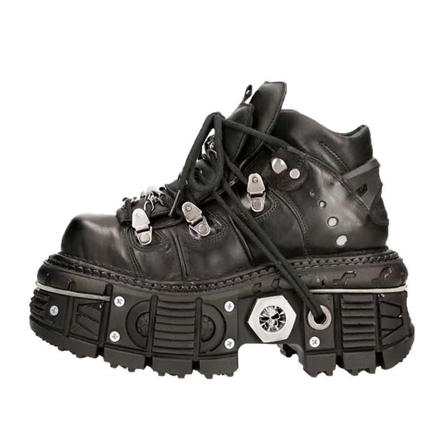 Damen High- Stiefel Robuste Gummisohle Eveloria
