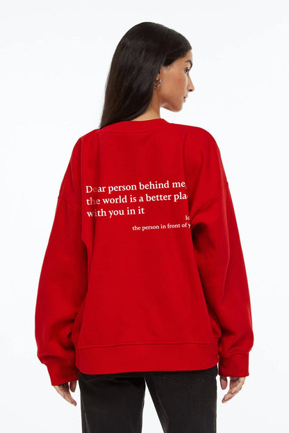 Damen Sweatshirt Inspirierendes Motiv Gemütlicher Schnitt Eveloria