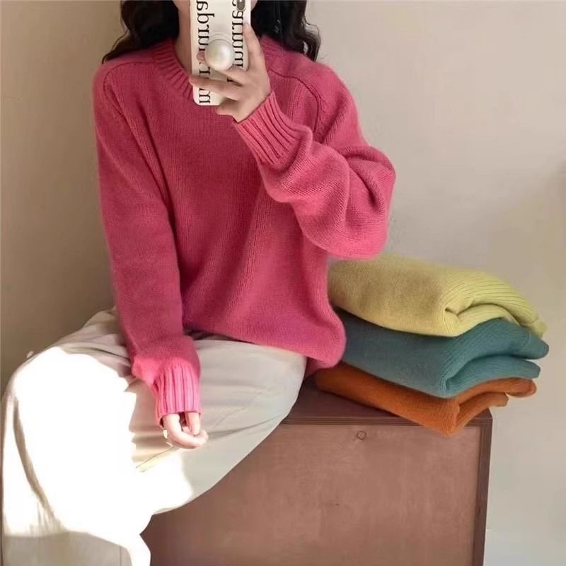 Damen Oversized Pullover Eveloria Weich