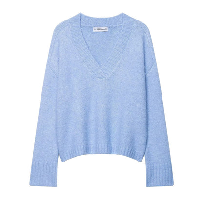 Damen Pullover V-Ausschnitt Eveloria