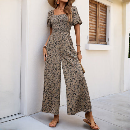 Damen Jumpsuit mit floralem Muster Eveloria - Eveloria