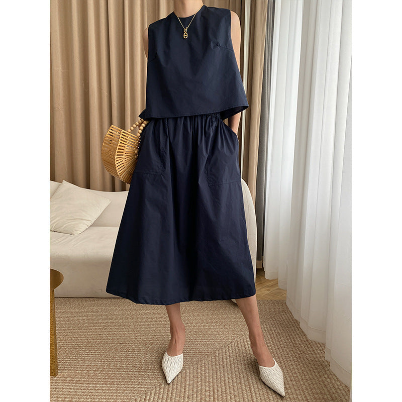 Eveloria Damen Maxikleid Schaufelausschnitt Elastisch