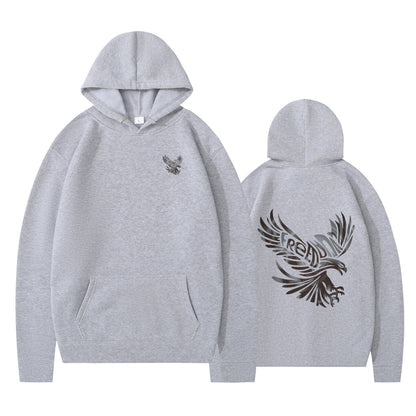 Damen Kapuzenpullover Adlerdesign Weich Eveloria