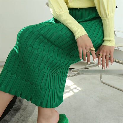 Damen Strickhose Weit Eveloria