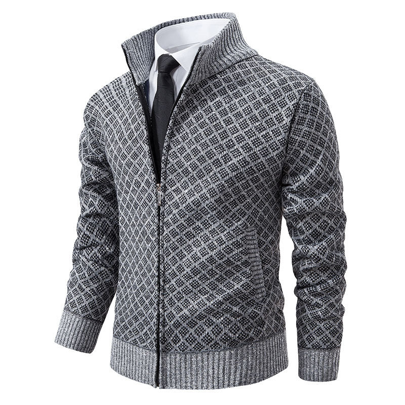 Herren Strickblazer Strukturiertes Muster Eveloria - Eveloria