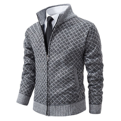 Herren Strickblazer Strukturiertes Muster Eveloria - Eveloria