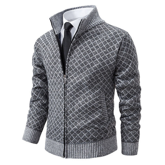 Herren Strickblazer Strukturiertes Muster Eveloria - Eveloria