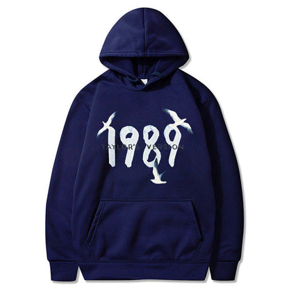 Damen Kapuzenpullover Baumwolle Vogelmotiv Eveloria - Eveloria