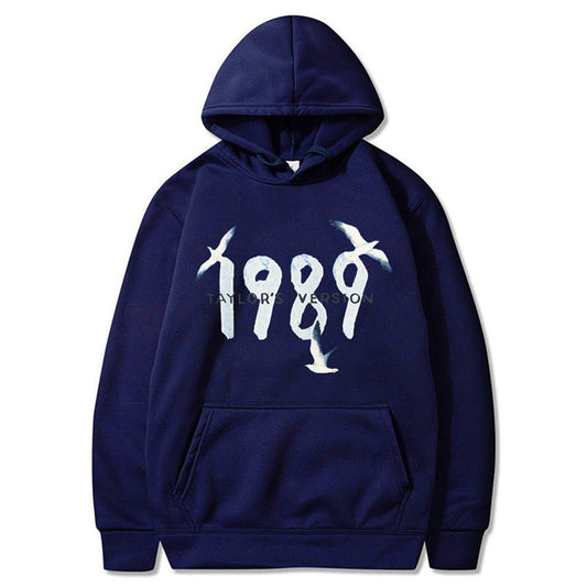 Damen Kapuzenpullover Baumwolle Vogelmotiv Eveloria - Eveloria