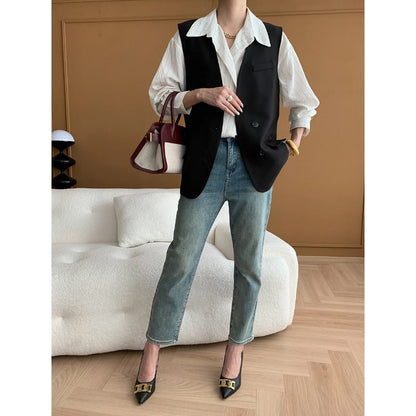 Eveloria Damenweste Elegantes Design Klassischer Schnitt