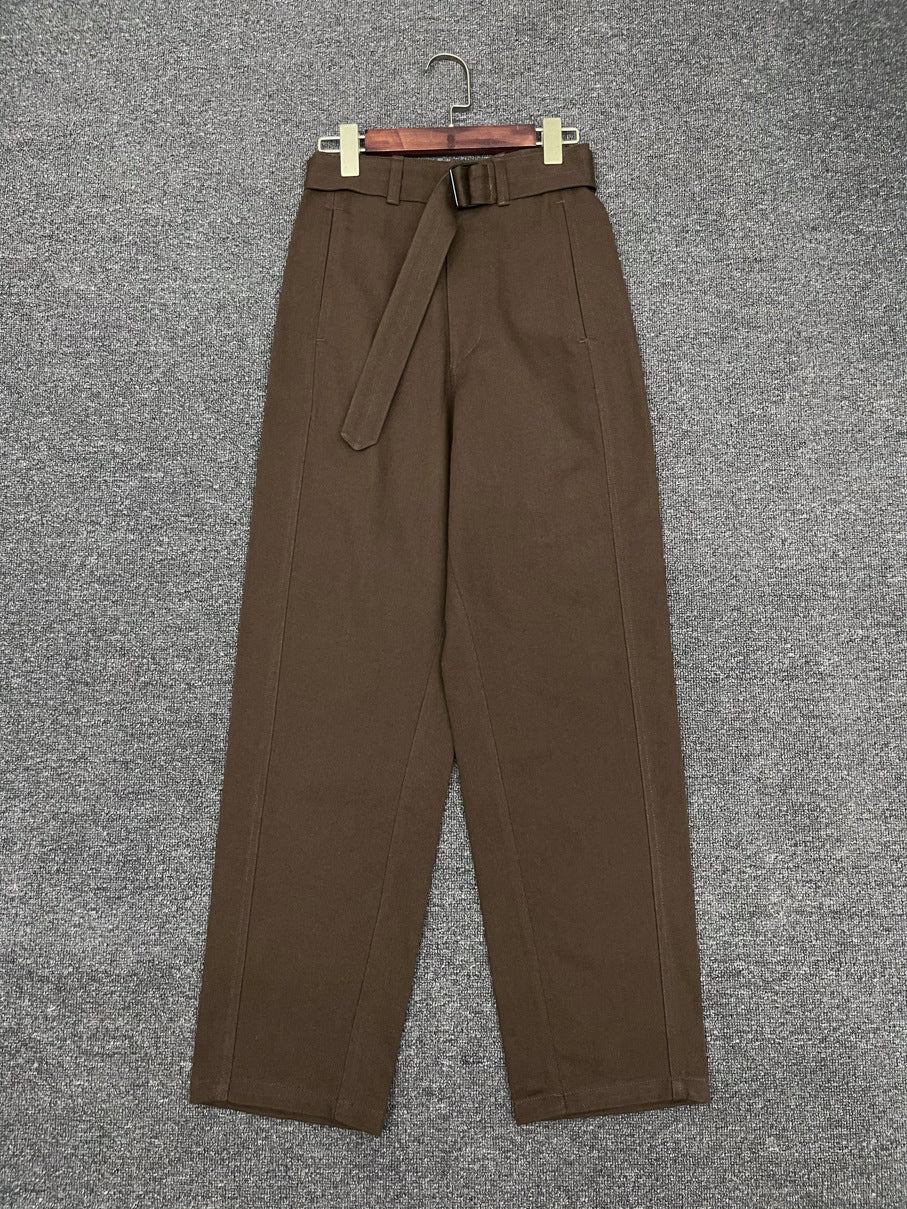 Damen High-Waist-Hose mit Gürtel Eveloria