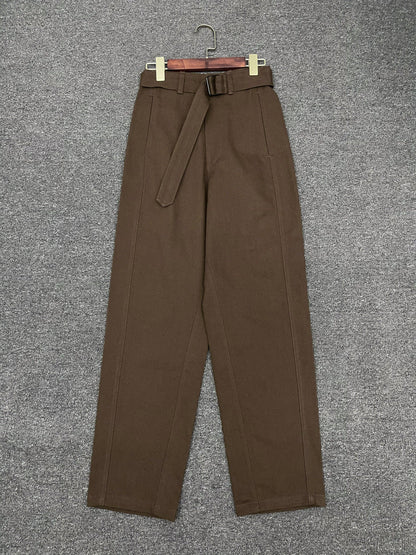 Damen High-Waist-Hose mit Gürtel Eveloria