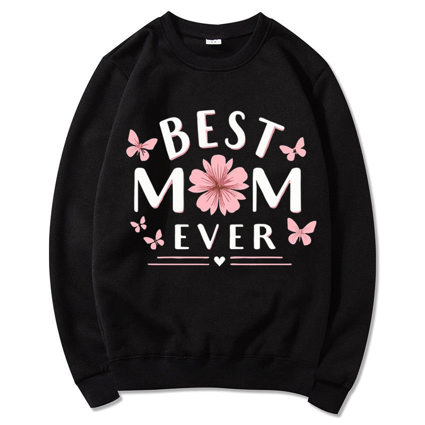 Damen Sweatshirt Floral Design Weiss