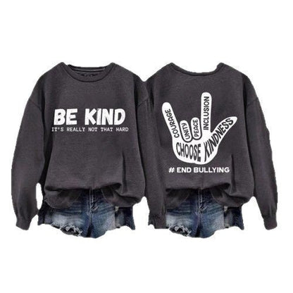 Damen Sweatshirt Positives Motiv Handbemalt Eveloria