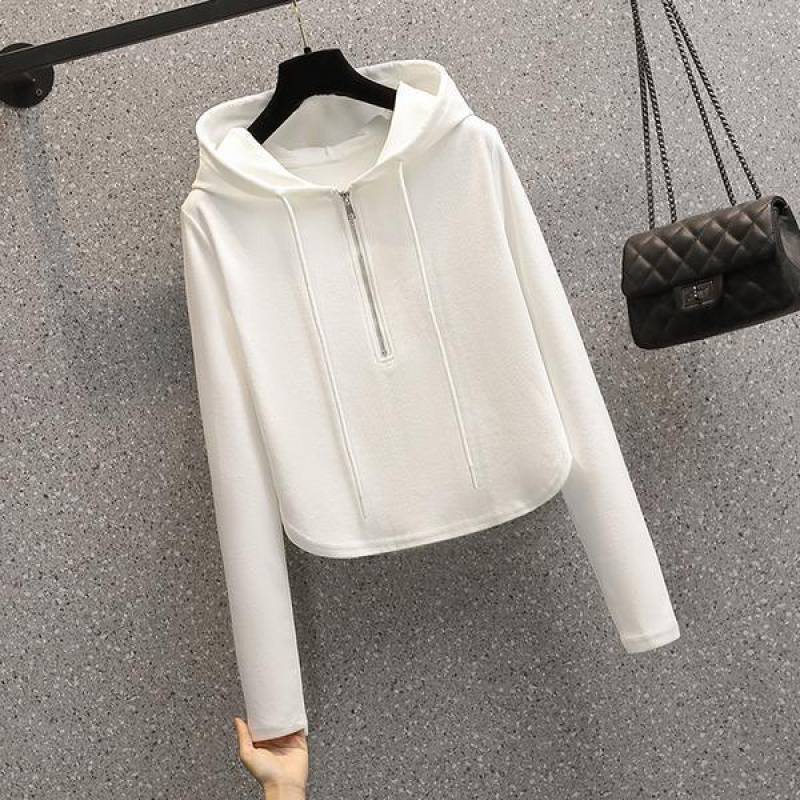 Damen Crop-Hoodie mit Reißverschluss Eveloria