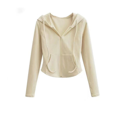 Damen Kapuzenpullover mit Reißverschluss Eveloria