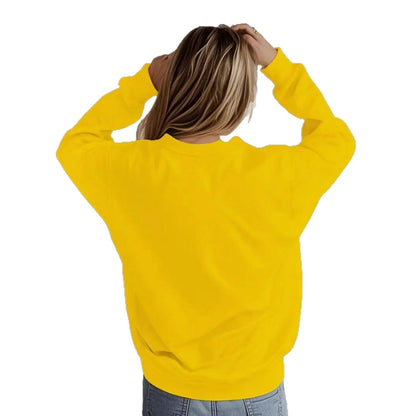Damen Sweatshirt Weich Innenfutter Weinmotiv Eveloria