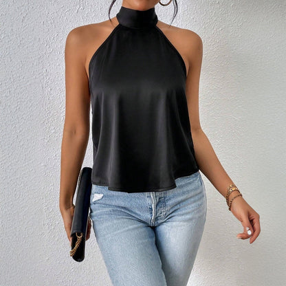 Damen Halterneck- Seide Elegant