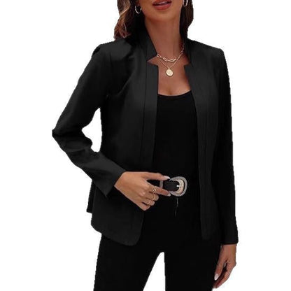 Damen Blazer Moderner Schnitt Dezente Knöpfe