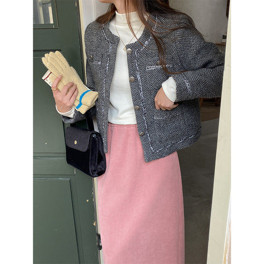 Damen Kurzjacke Eveloria Strukturiert - Eveloria