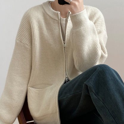 Damen Sweatjacke Eveloria Hochwertig Trendig