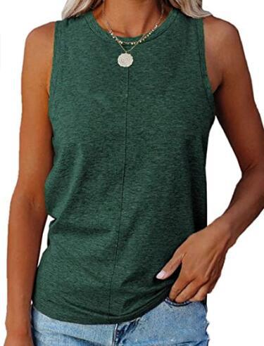 Damen Ärmelloses T-Shirt Elegant Schnitt Eveloria - Eveloria