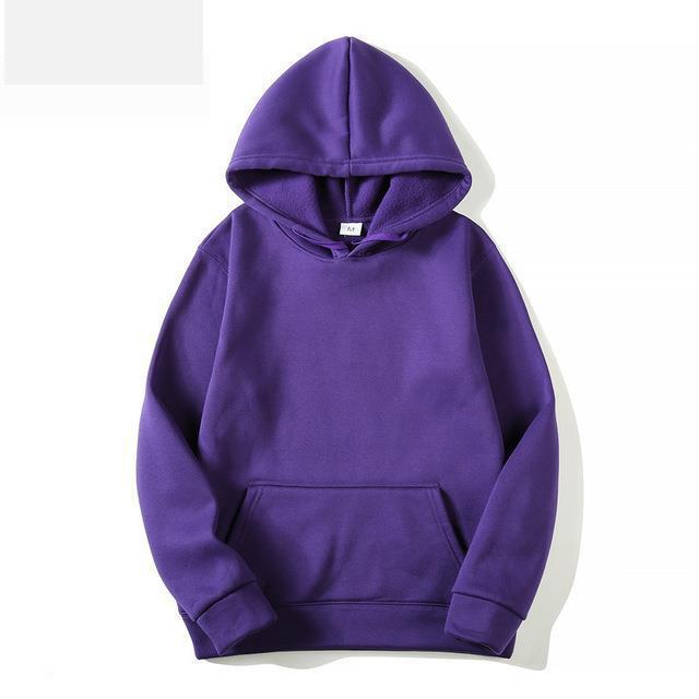 Damen Hoodie Weiches Innenfutter Kängurutasche Grau Eveloria
