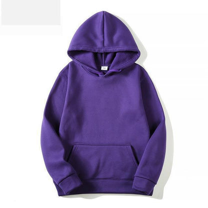 Damen Hoodie Weiches Innenfutter Kängurutasche Grau Eveloria