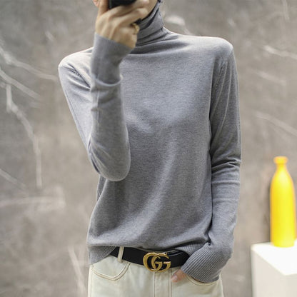 Damen Rollkragenpullover Hochwertig Eveloria