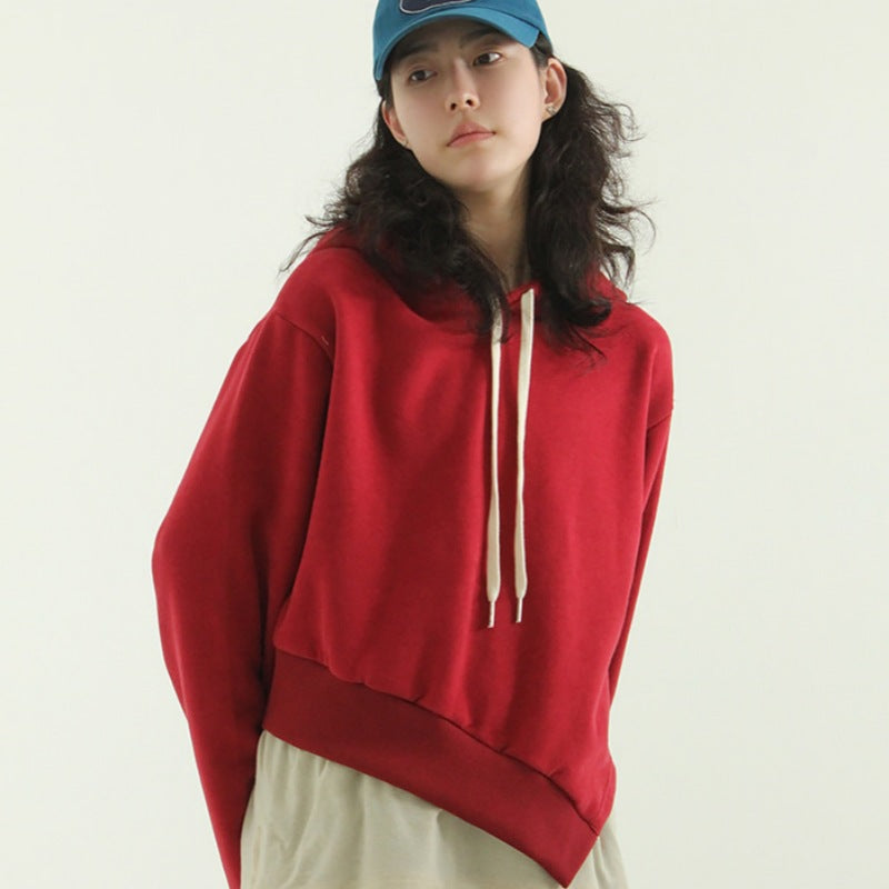 Damen Kapuzenpullover Oversized Schnitt Eveloria