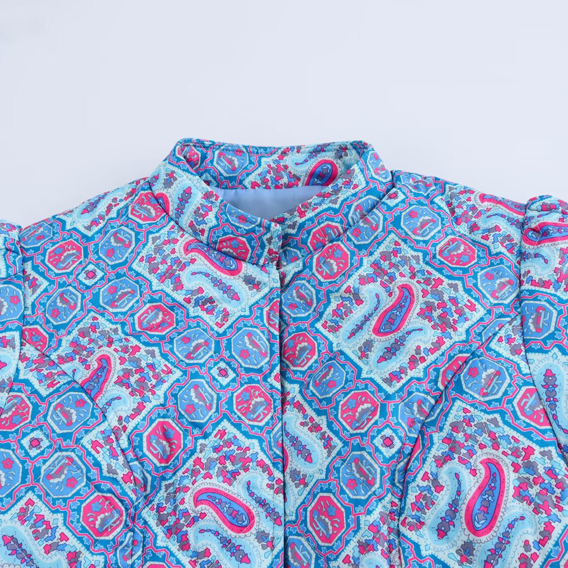 Damen Steppjacke Musterdruck Eveloria
