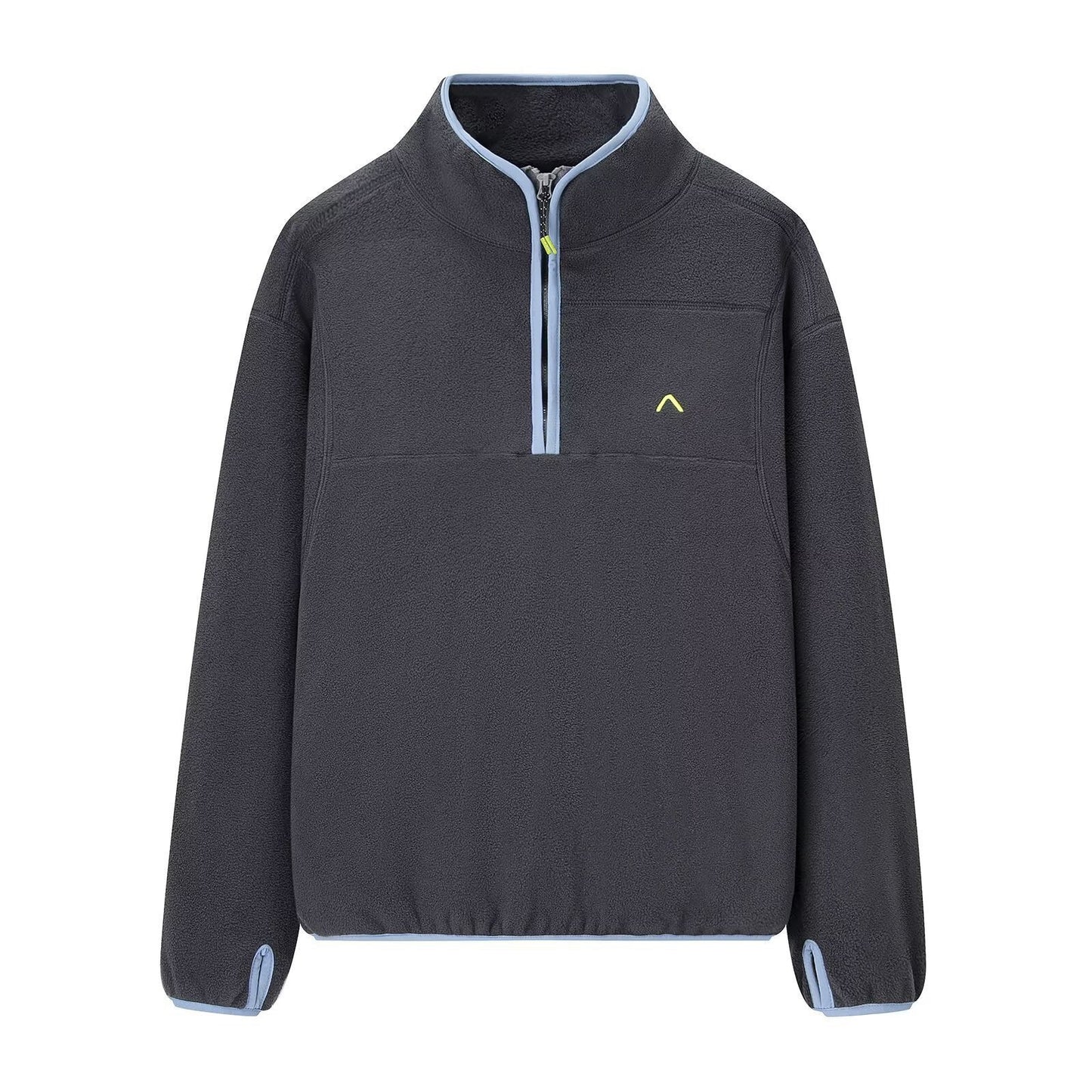 Damen Fleece-Pullover Hochkragen Reißverschluss Eveloria