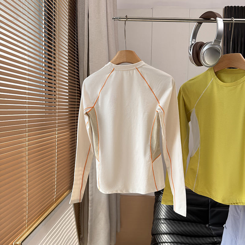 Damen Langarmshirt Sport Belüftungstechnik Eveloria