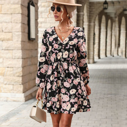 Damen Blumenkleid Eveloria