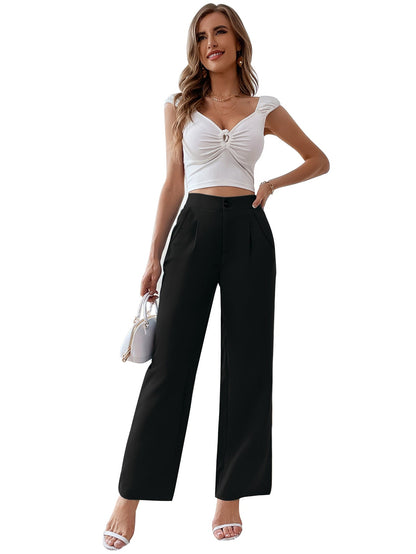 Damen Hosen Weite Elegant Eveloria