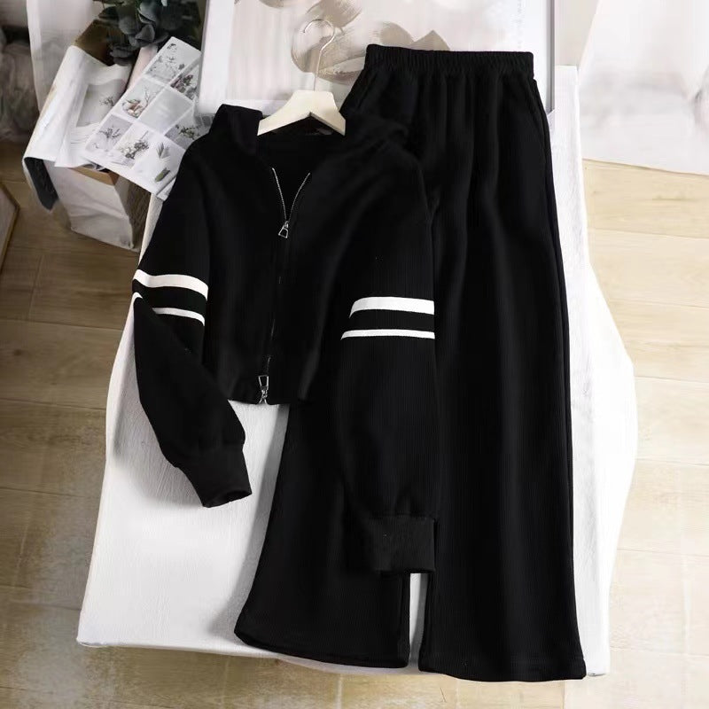 Damen Hoodie Jogginghose Kombi mit Reißverschluss Eveloria