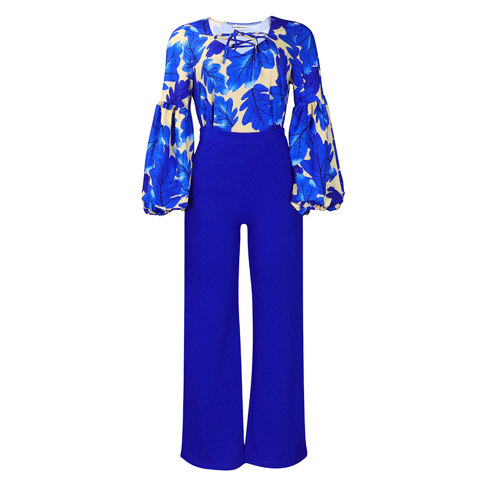 Damen Jumpsuit Aufregendes Ärmeldesign Eveloria