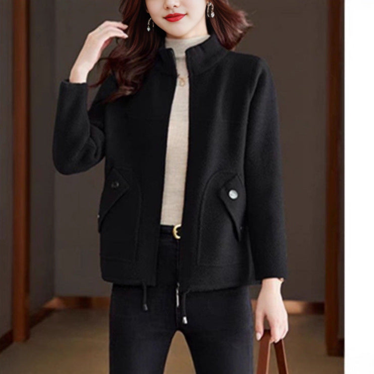 Eveloria Damen Fleecejacke Bequem Elegant