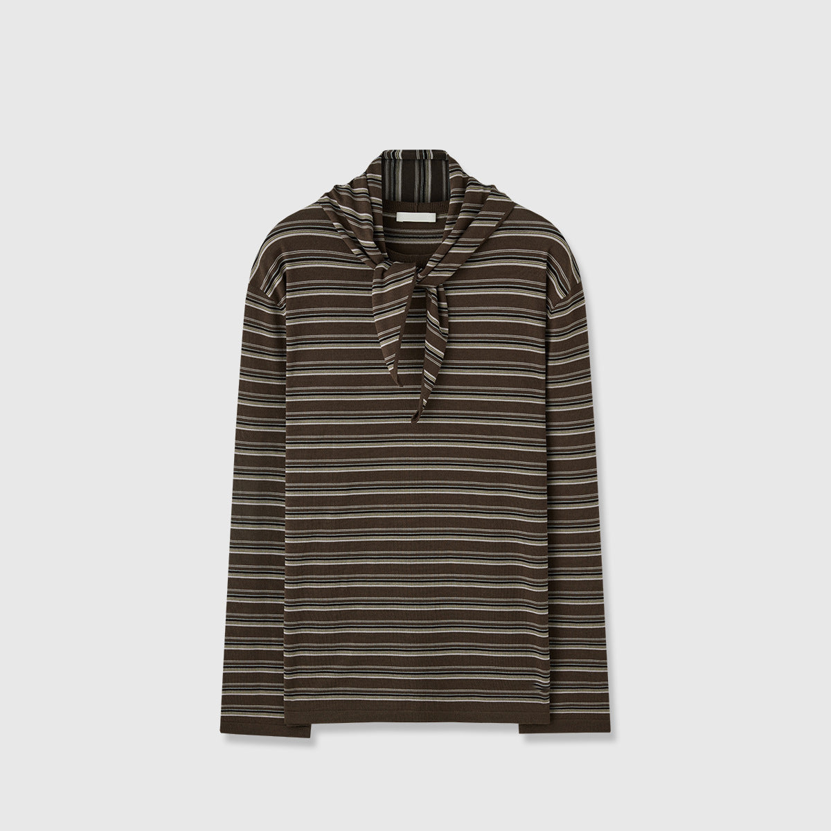 Damen Langarmshirt mit Bindegürtel Eveloria