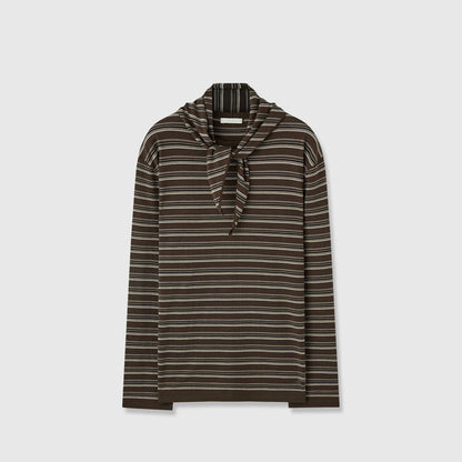 Damen Langarmshirt mit Bindegürtel Eveloria
