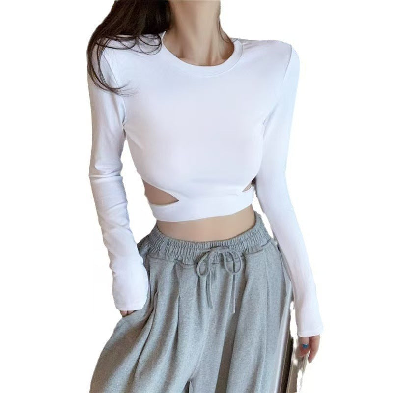 Damen Crop- mit Cut-Outs Eveloria