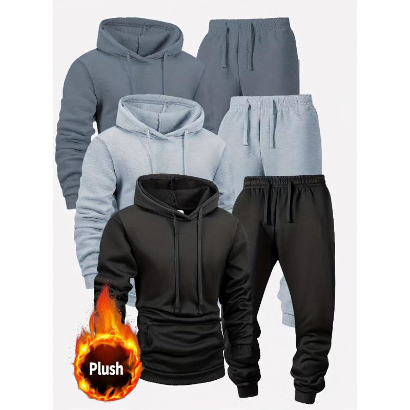Eveloria Damen Sweatanzug Hoodie Jogginghosen Komfort Schwarz - Eveloria