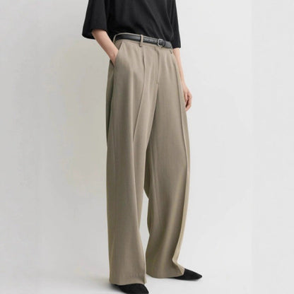 Damen Hochbundhose Weites Bein Eveloria
