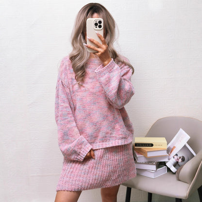 Damen Strickpullover Lässig Weiter Kragen Eveloria - Eveloria