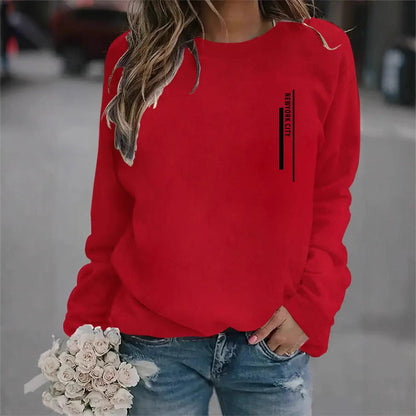 Damen Sweatshirt Städte-Aufdruck Eveloria Modern - Eveloria