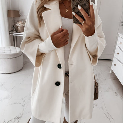 Damen Oversized-Mantel Eveloria Elegantes Design