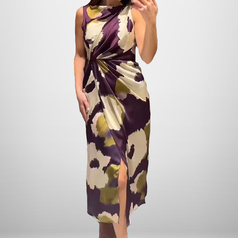 Damen Etuikleid mit Blumenmuster Eveloria - Eveloria
